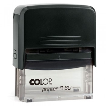 Colop Printer C60 Compact Transparent Размер поля: 76 х 37 мм

Цвет: чёрный